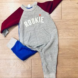 Super warm and cozy sweatshirt onesie!